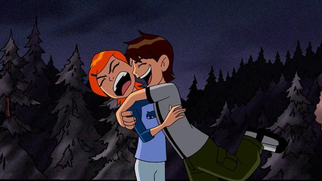 gwen and ben 10 kiss