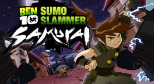 Ben 10 sumo slammer samurai ben is stuck in a video game cartoon network games